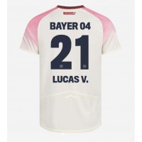 Stroje piłkarskie Bayer Leverkusen Lucas Vazquez #21 Koszulka Wyjazdowej 2025-26 Krótki Rękaw